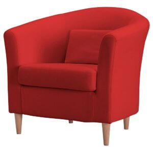 Single Seater Fabric Sofa Armchair – Grey Bucket Tub Chair